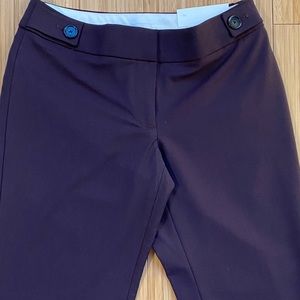 Ann Taylor Loft Julie Trouser - Plum Color